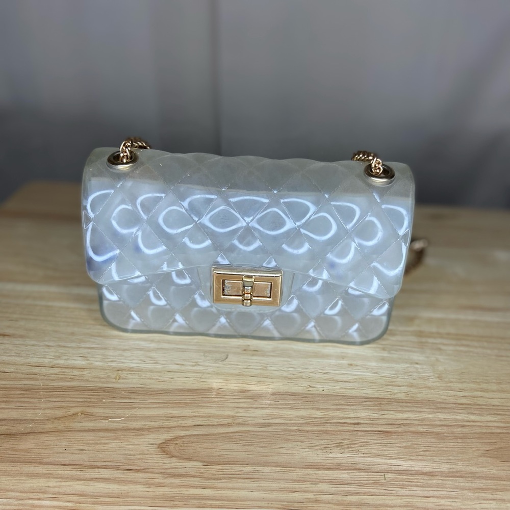 Clear Chain Purse.